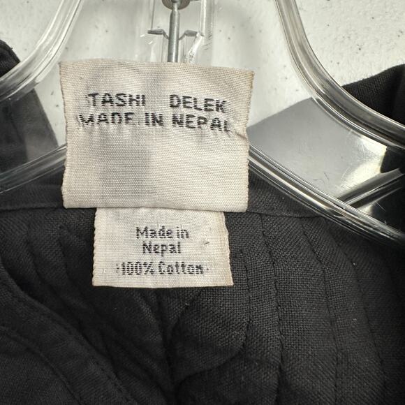 Tibetan Trader Womens Jacket Size XL Black Snap Closure Long Sleeve Pockets - Picture 4 of 7